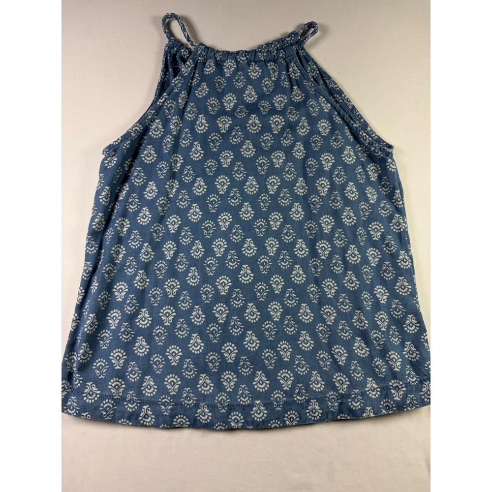 Joie Halter Paisley Floral Lyocell Boho Chic Layering Sleeveless Blouse Women S